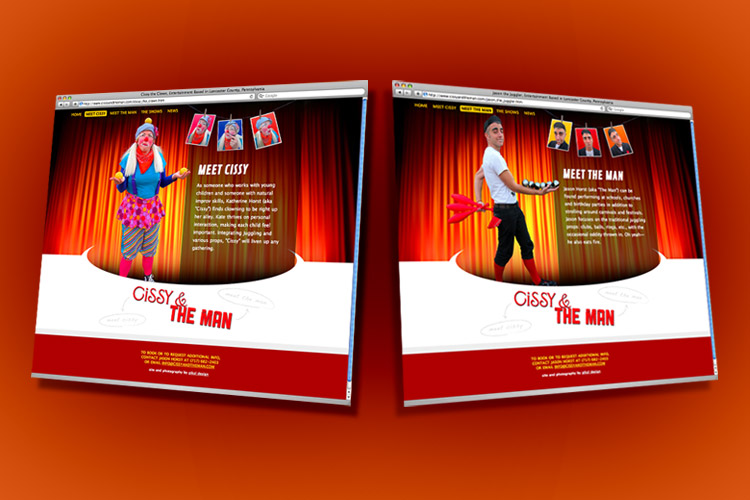 Cissy and The Man Website