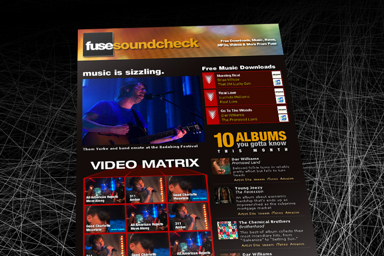Fuse Soundcheck Newsletter