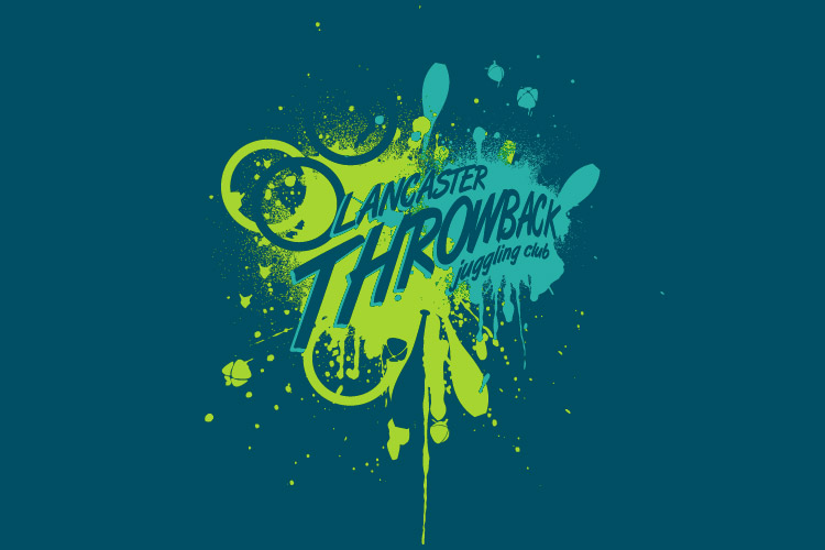 Throwback Juggling Club Logo