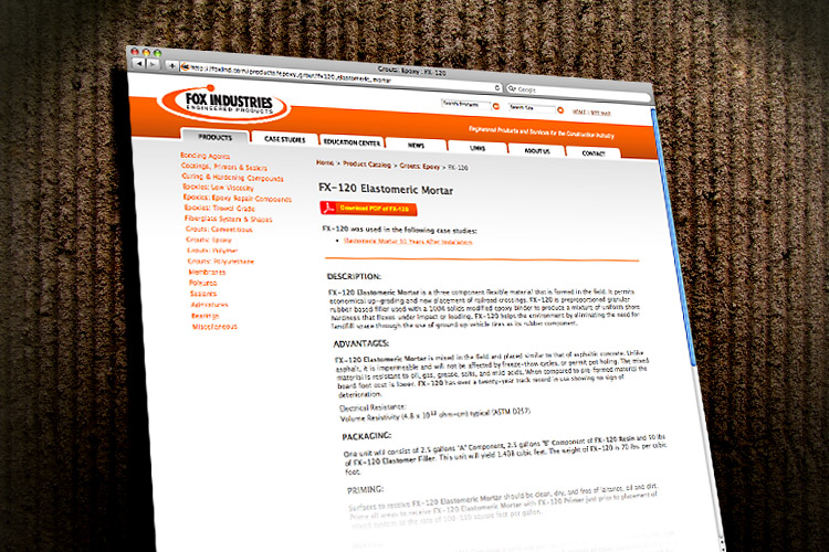 Fox Industries Website