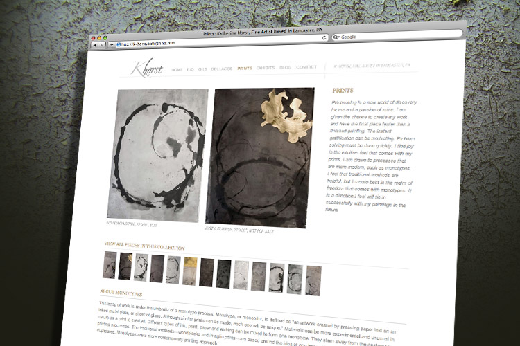 K.Horst Art Website